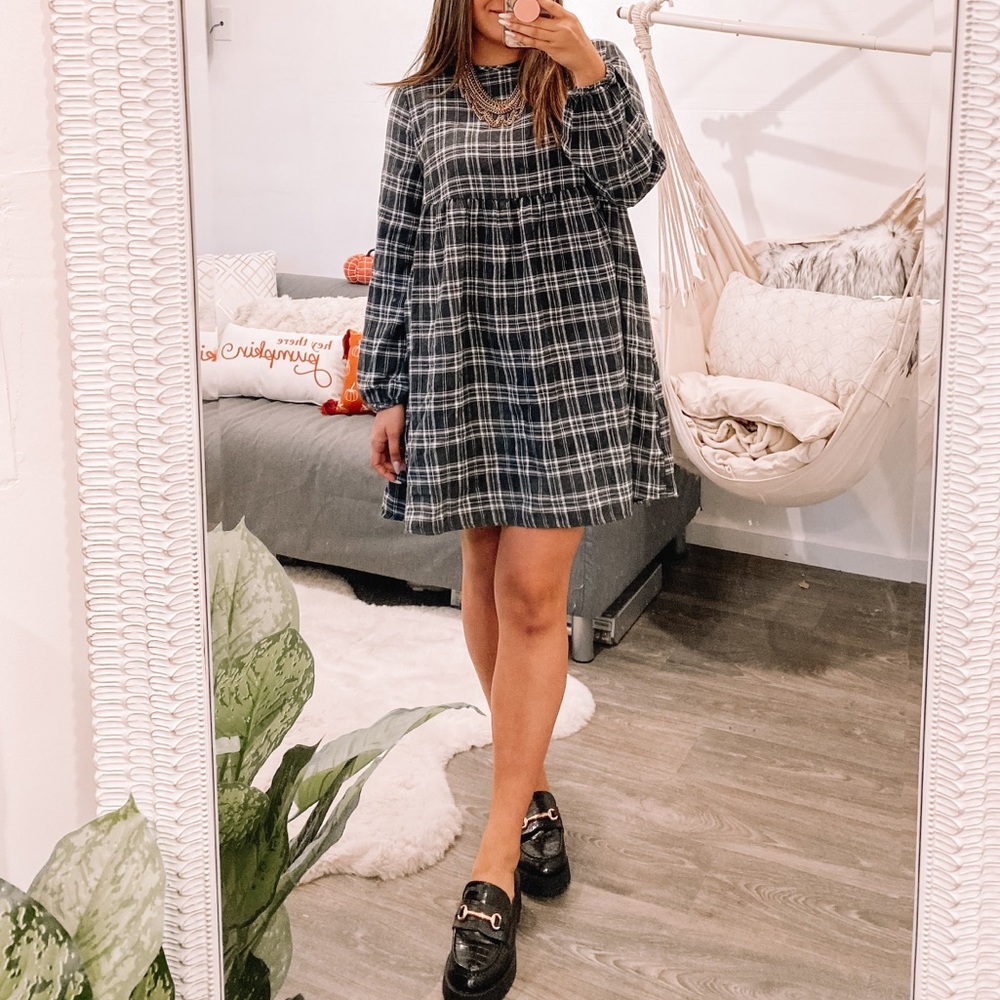 Flannel dress